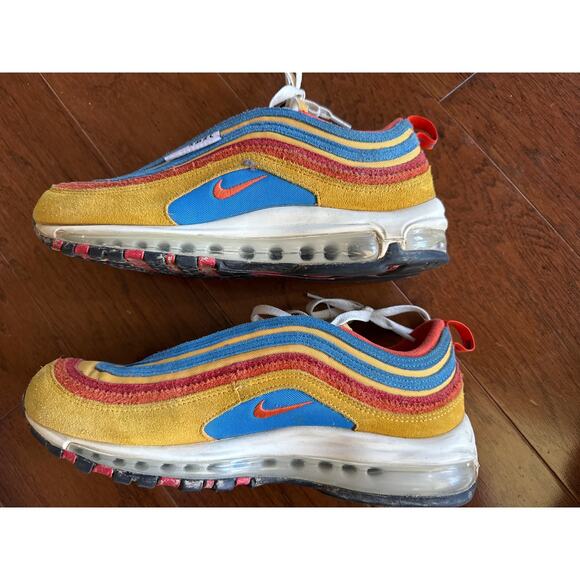 Nike Air Max 97 BVRTN OR Multicolor Running Shoes Men's Size - Picture 3 of 10